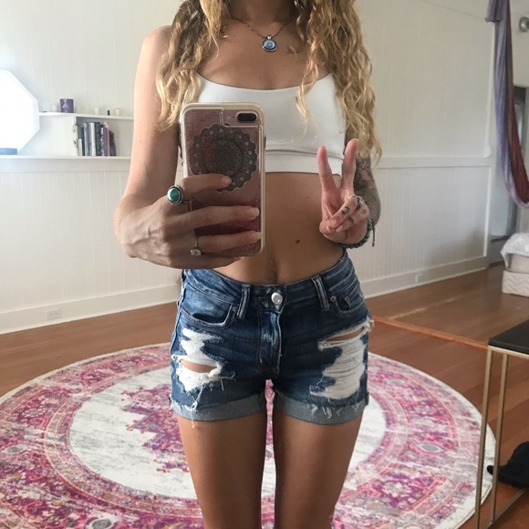AMERICAN EAGLE DENIM SHORTS - Picture 4 of 5